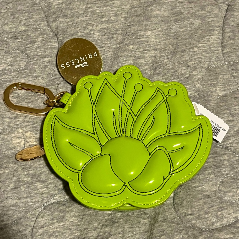 🪷 Princess Tiana Lotus Coin Purse Sold Out HTF Bath & Body Works Disney Princess